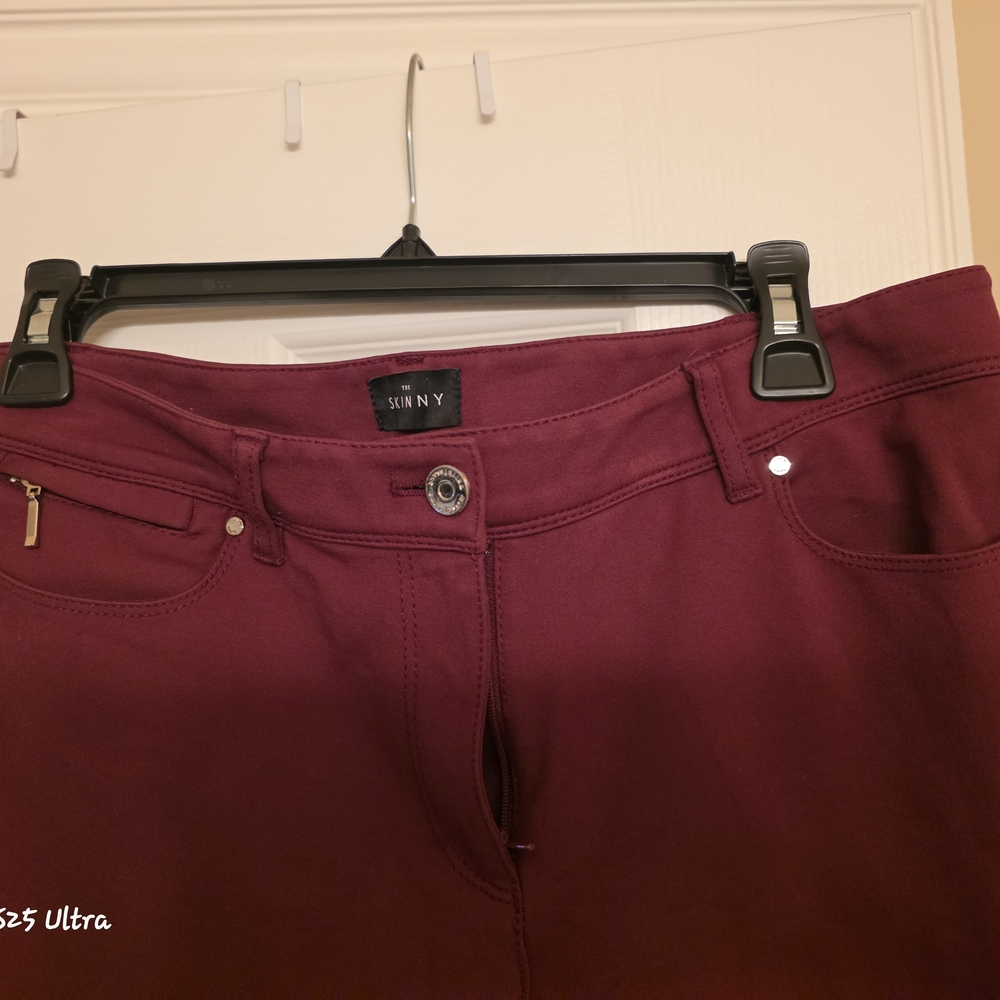 White House Black Market Deep Red Trousers